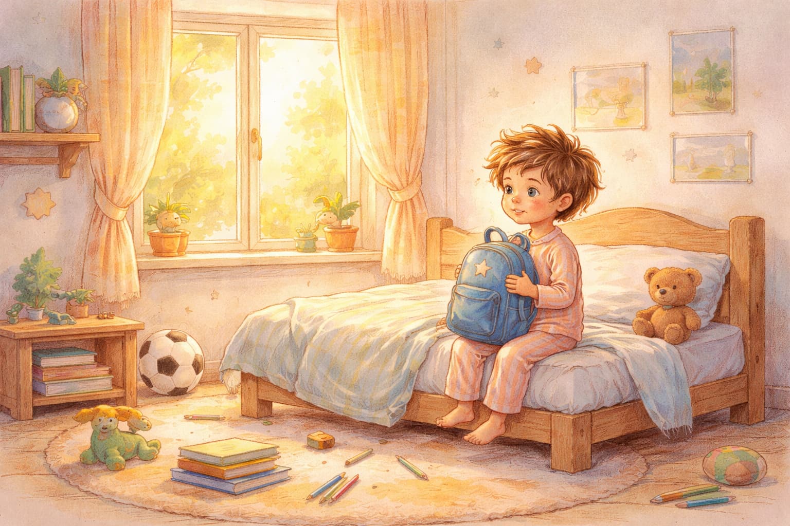 Ilustracija uz priču „Aleksa i školsko čudo”